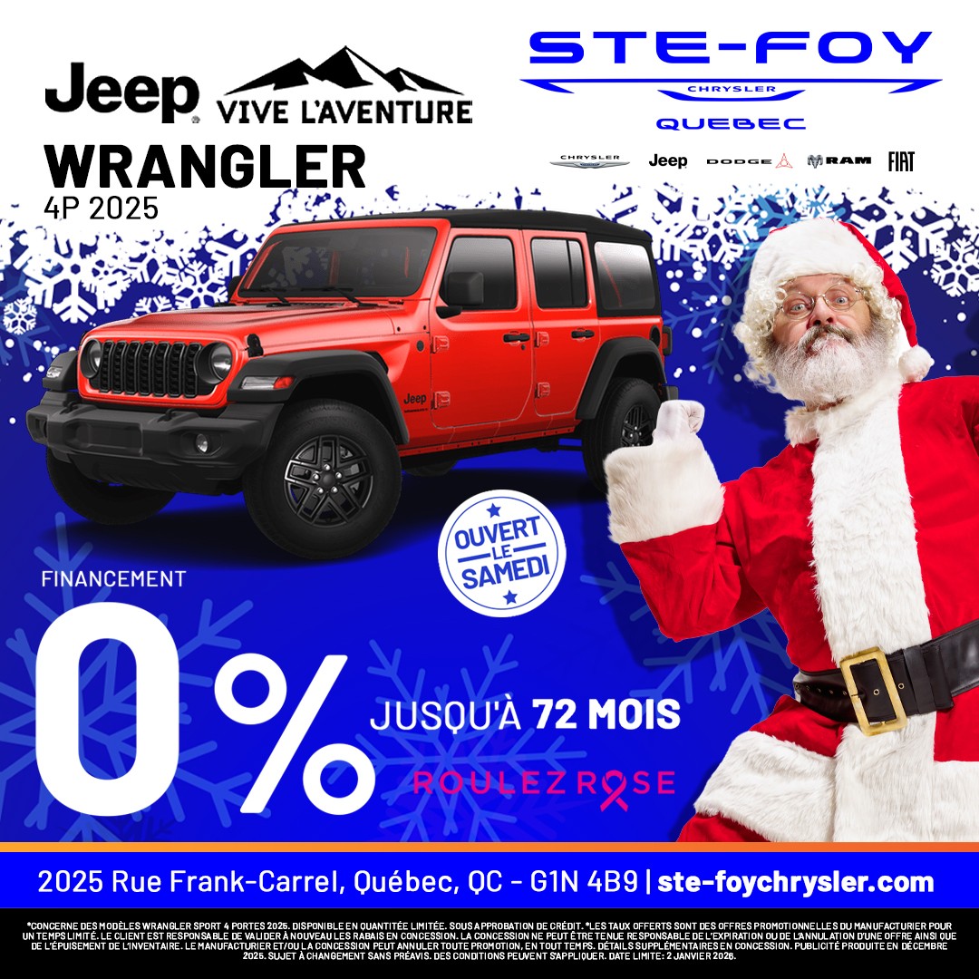 Jeep Wrangler 2025, 4 doors