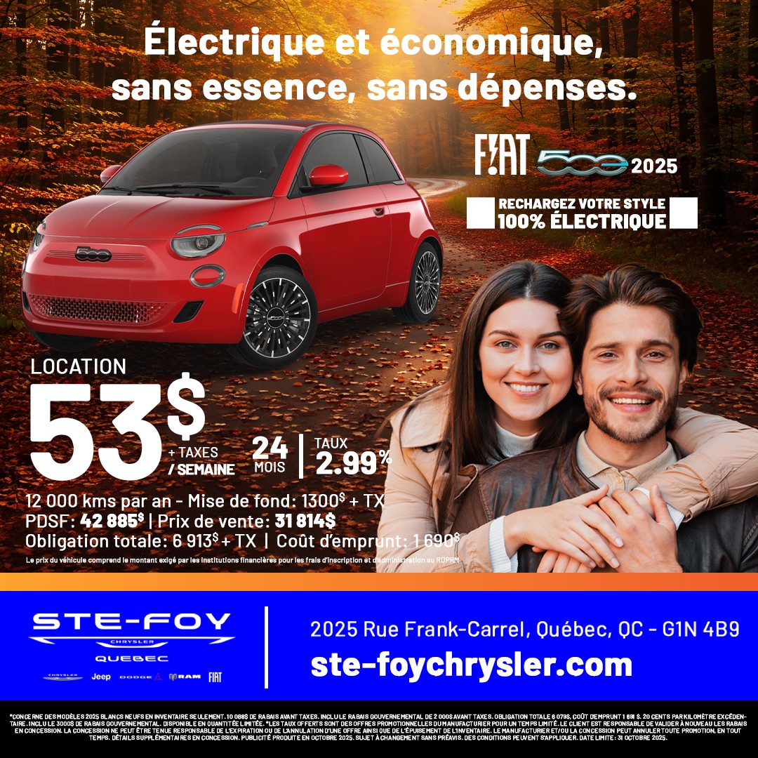 Fiat 500e 2024 RED VEB