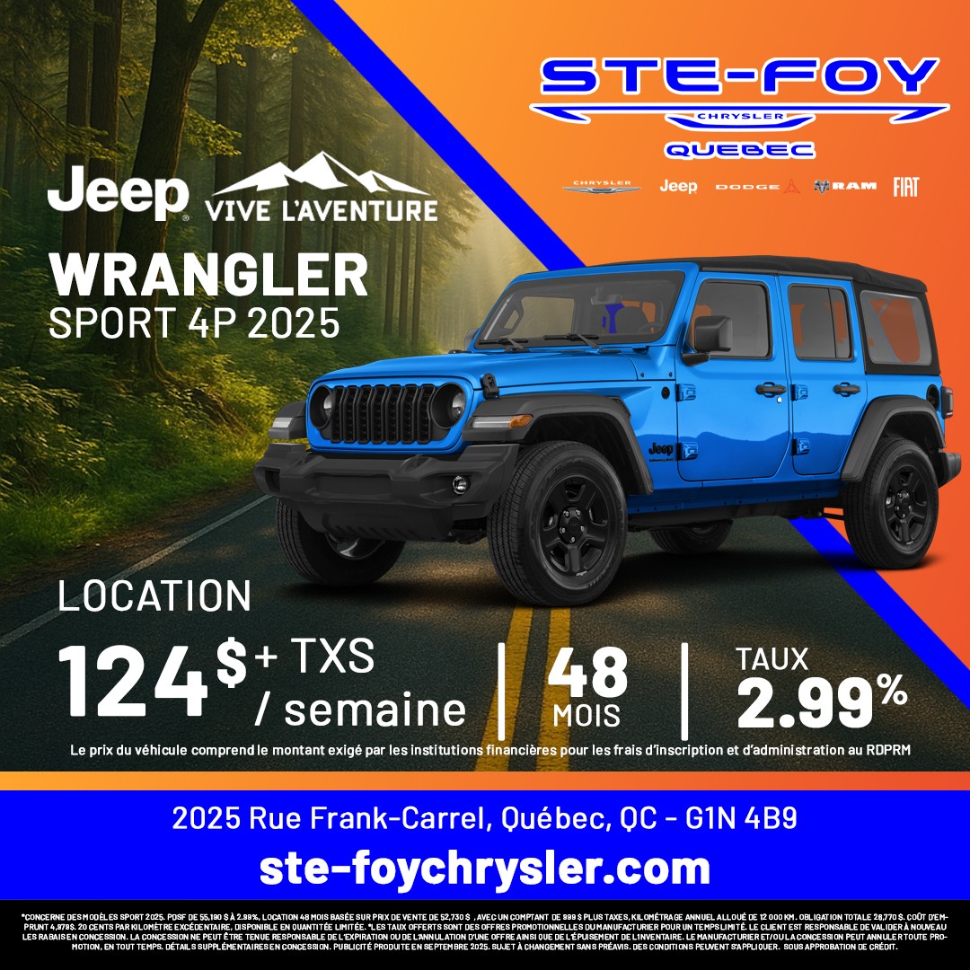 Jeep Wrangler 2025, 4 doors