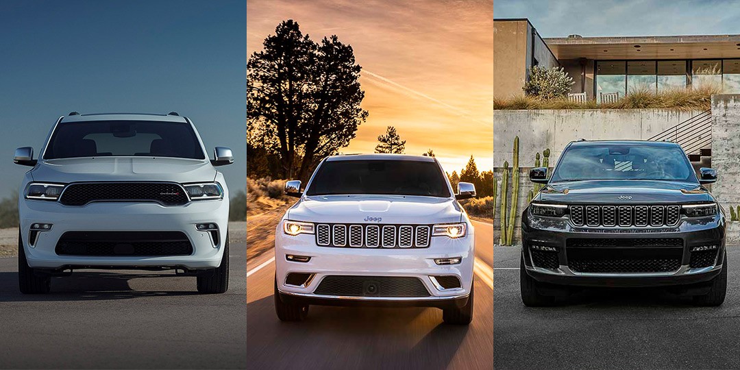 Dodge Durango vs Jeep Grand Cherokee vs Grand Cherokee L 2021