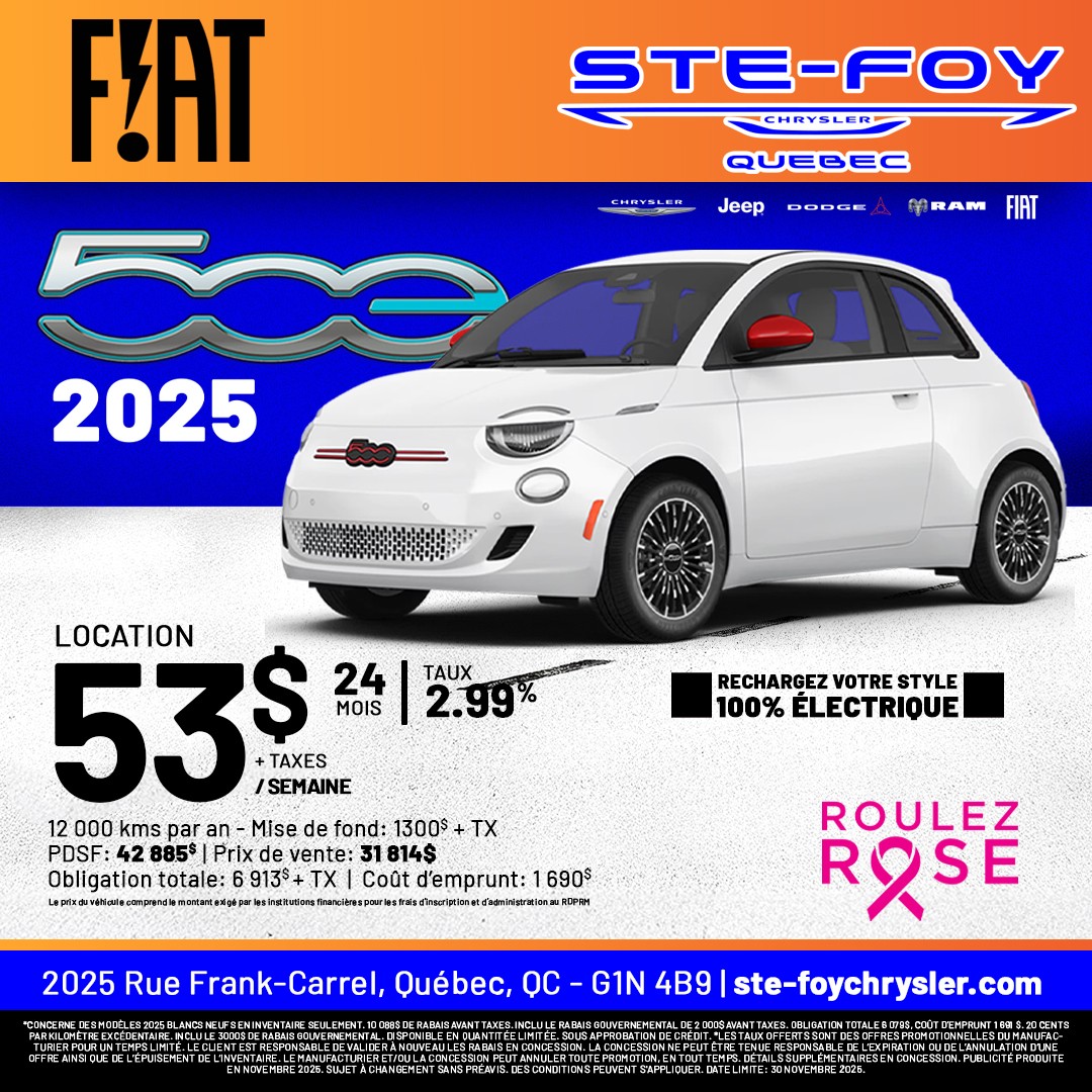 Fiat 500e 2024 RED BEV