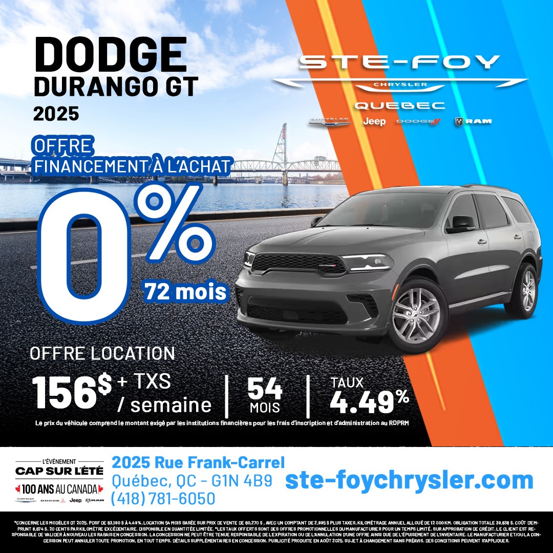 Dodge Durango GT 2025