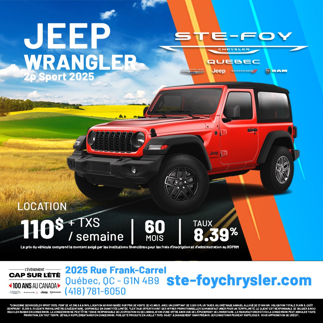 Jeep Wrangler 2025, 2 portes