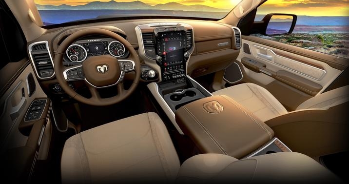 banquette du RAM 1500 Laramie 2020, sièges noir en cuir