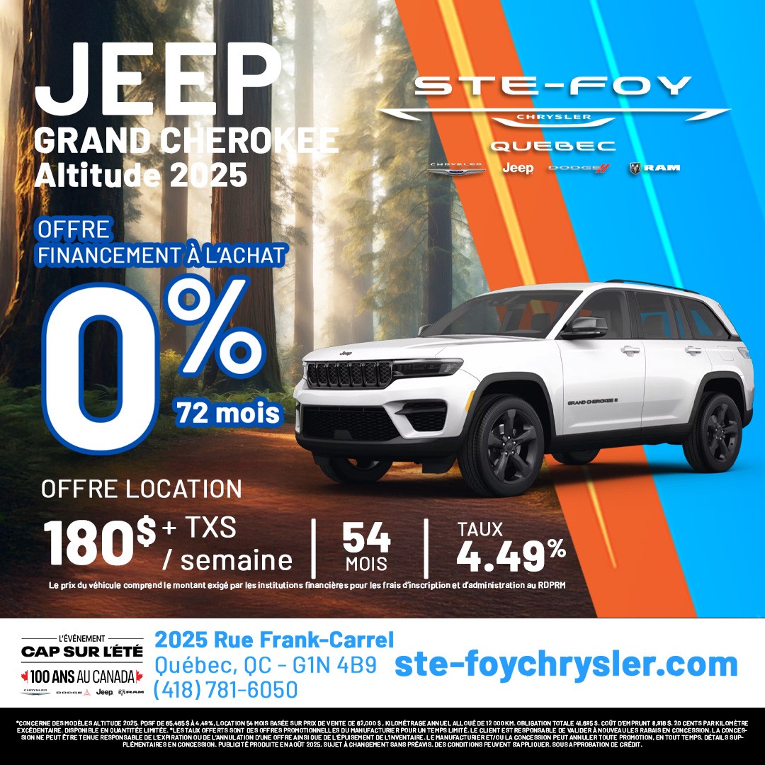 Jeep Grand Cherokee Altitude 2025