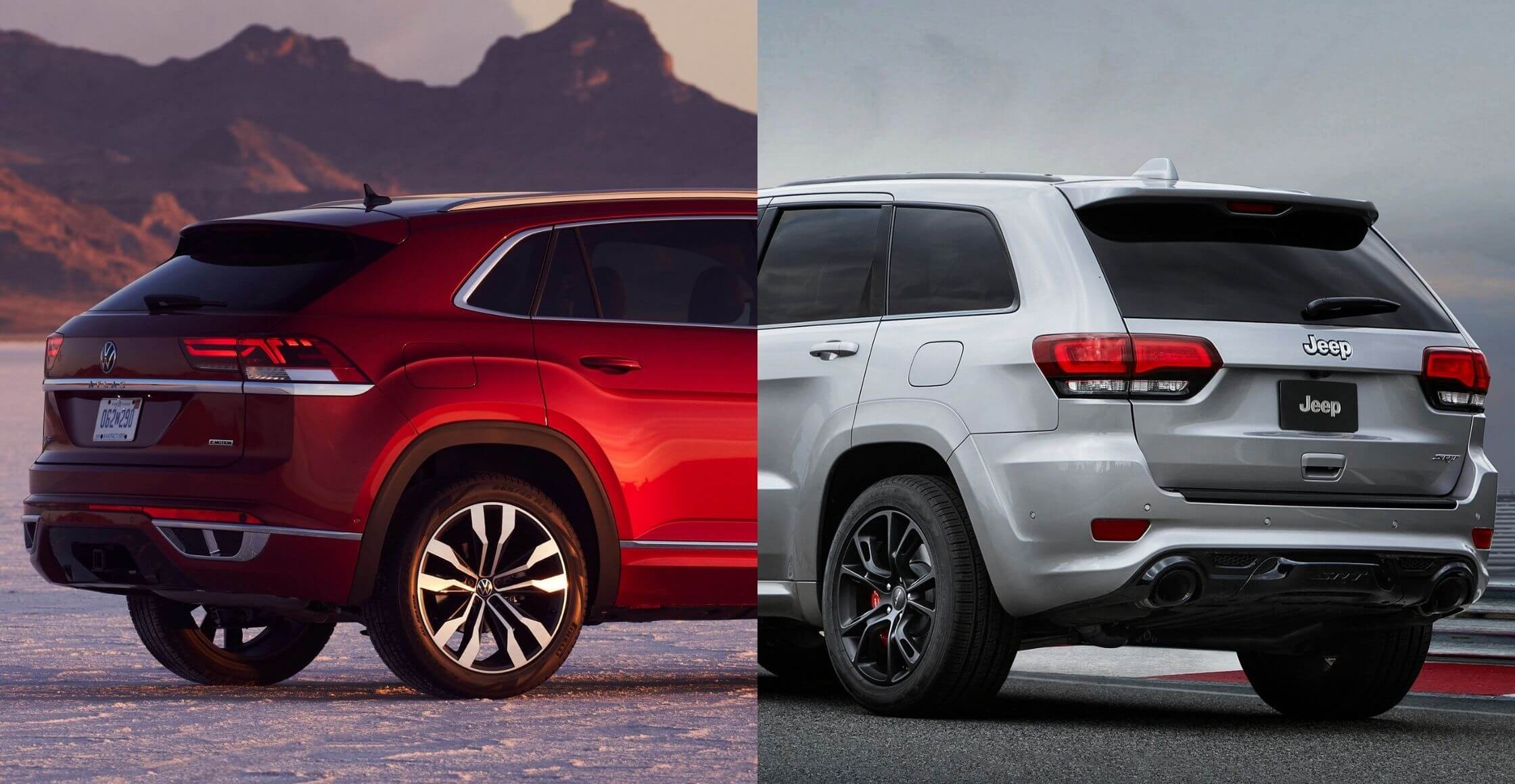 VW Atlas Cross Sport 2021 vs Jeep Grand Cherokee 2021 : lequel est fait pour vous?