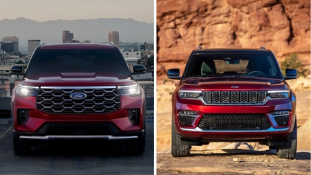 Jeep Grand Cherokee vs Ford Explorer 2023-2025