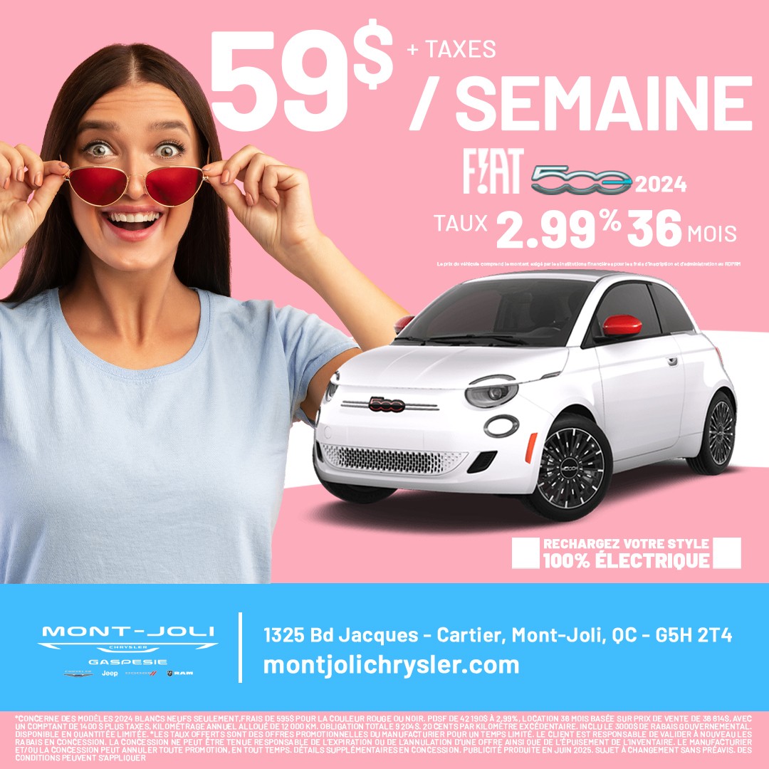 Fiat 500e 2024 RED VEB