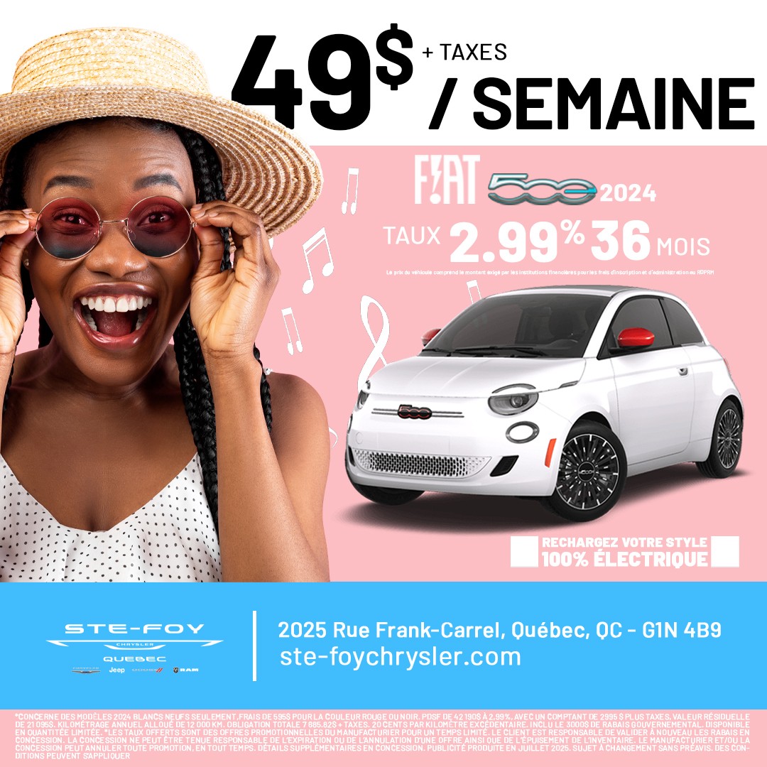 Fiat 500e 2024 RED VEB